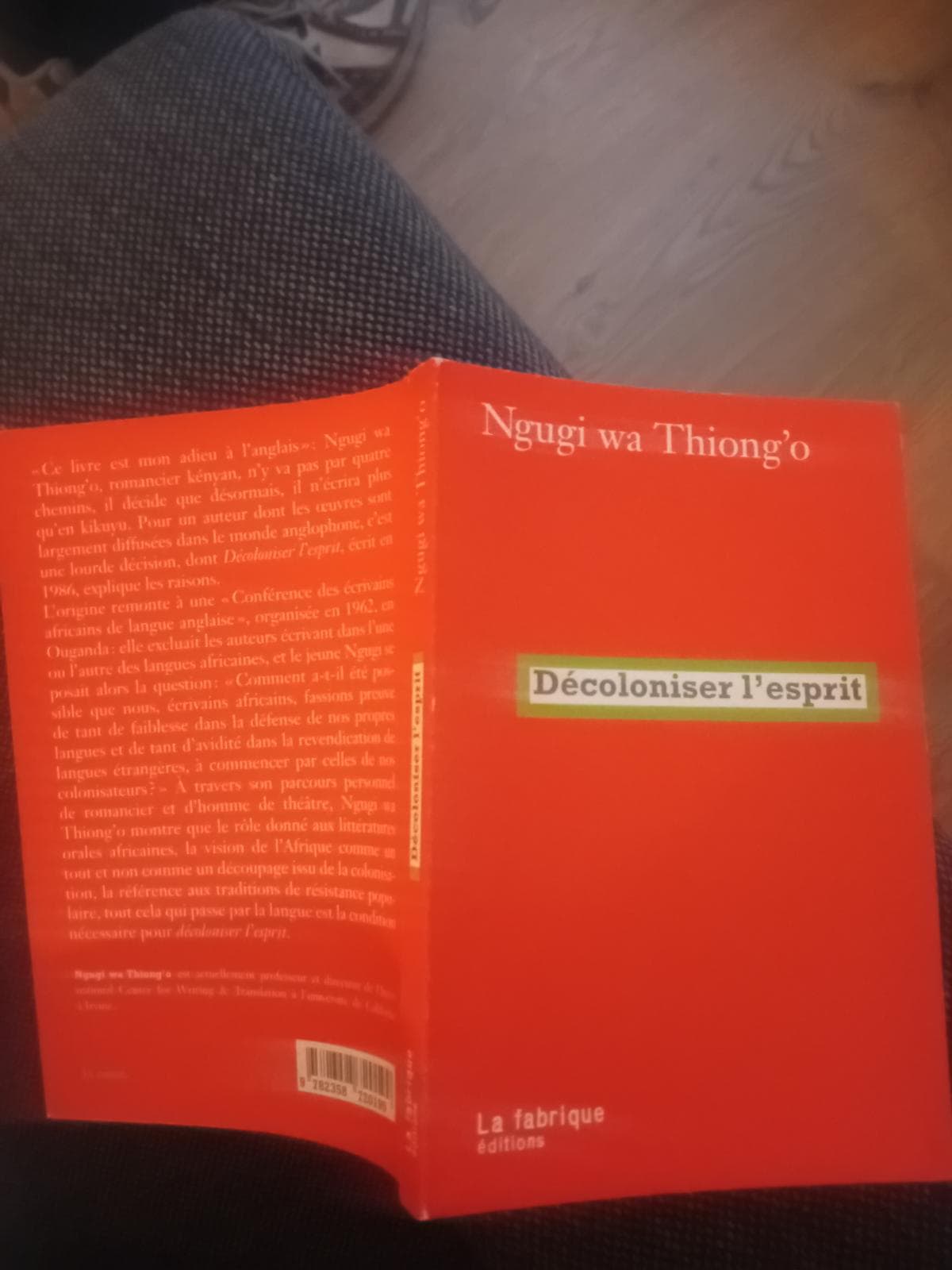 Décoloniser l’esprit: N. THONG’O