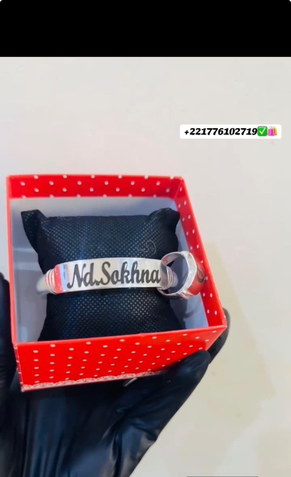 Bracelet en argent pur  — photo 1